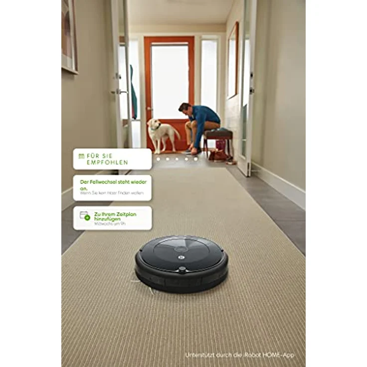 iRobot Roomba 697 Saugroboter, 90 min Akkubetrieb, App- und Sprachsteuerung, grau – Bild 3