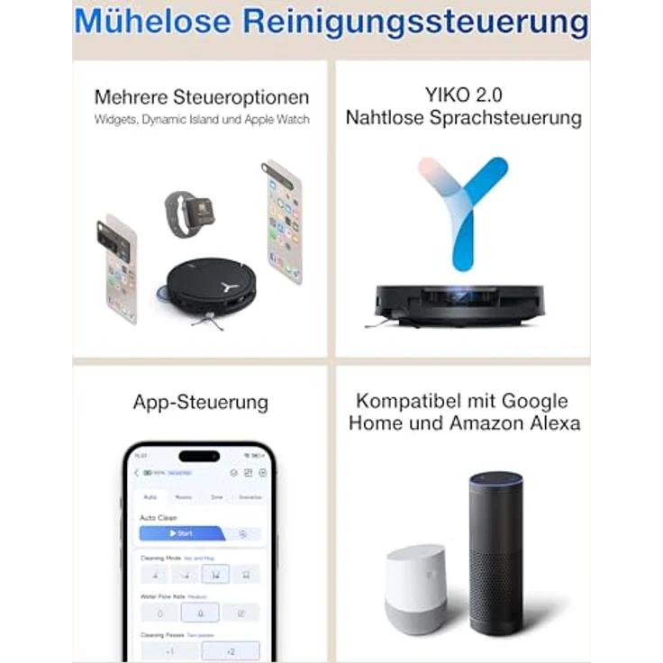 ECOVACS DEEBOT T50 OMNI Gen2, Nass-Trocken-Saugroboter mit Beutel, 21.000 Pa Saugleistung, dToF-LiDAR, Wischmopp-Reinigung mit 75 °C heißem Wasser – Bild 9