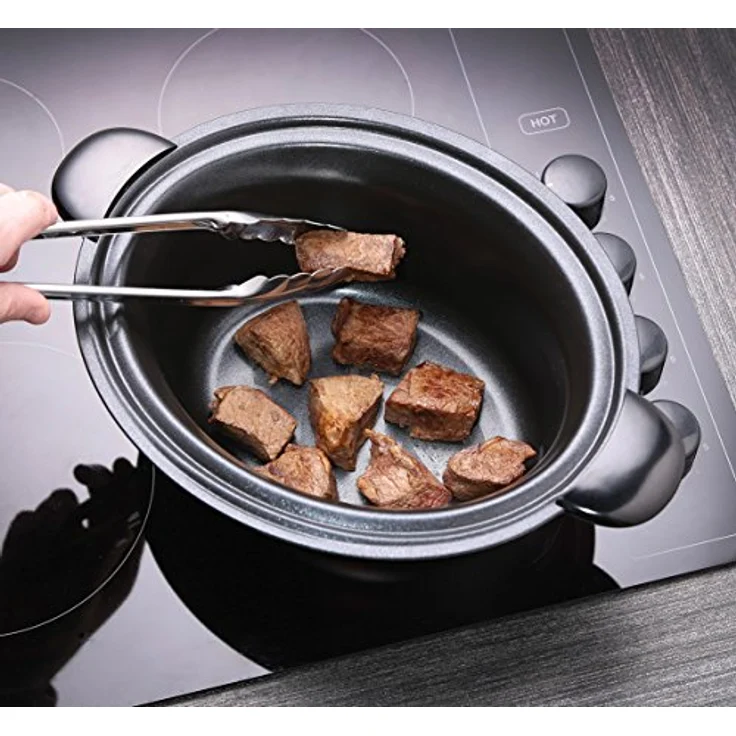 Russell Hobbs Digitaler Slow Cooker, Schongarer, einstellbare Garzeit, programmierbarer Timer, 6.0l, 3 Temperatureinstellungen, MaxiCook Slowcooker 22750-56 – Bild 4