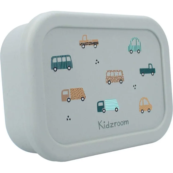 Kidzroom Lunchbox Schöne Lunchfahrzeuge, Brotdose für Kinder, bunt