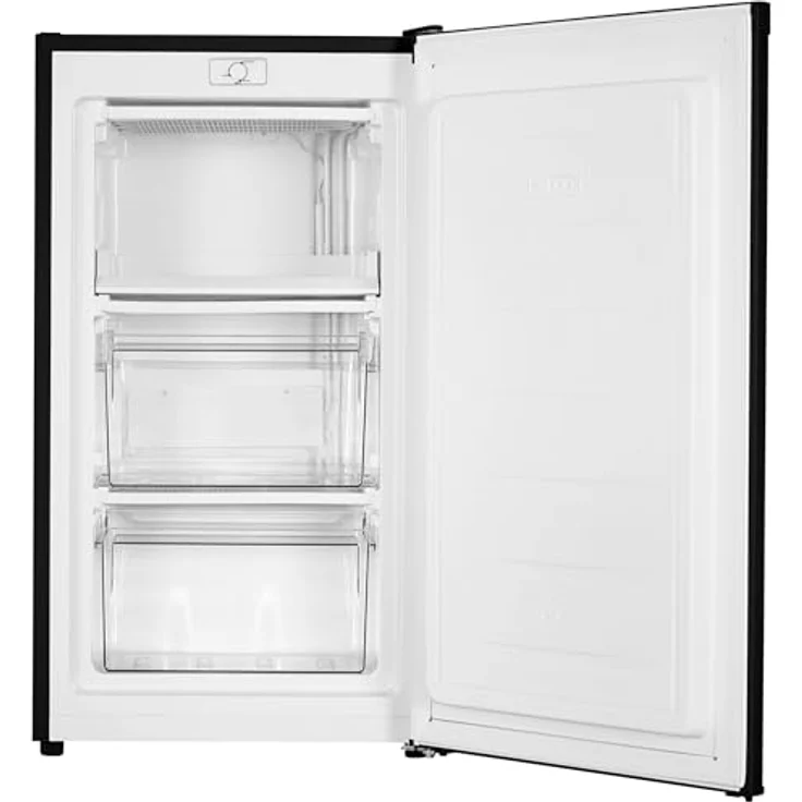 homeX FS1016-B, Gefrierschrank mit 60L Nutzinhalt, 4-Sterne Gefrierleistung, freistehend, schwarz – Bild 9