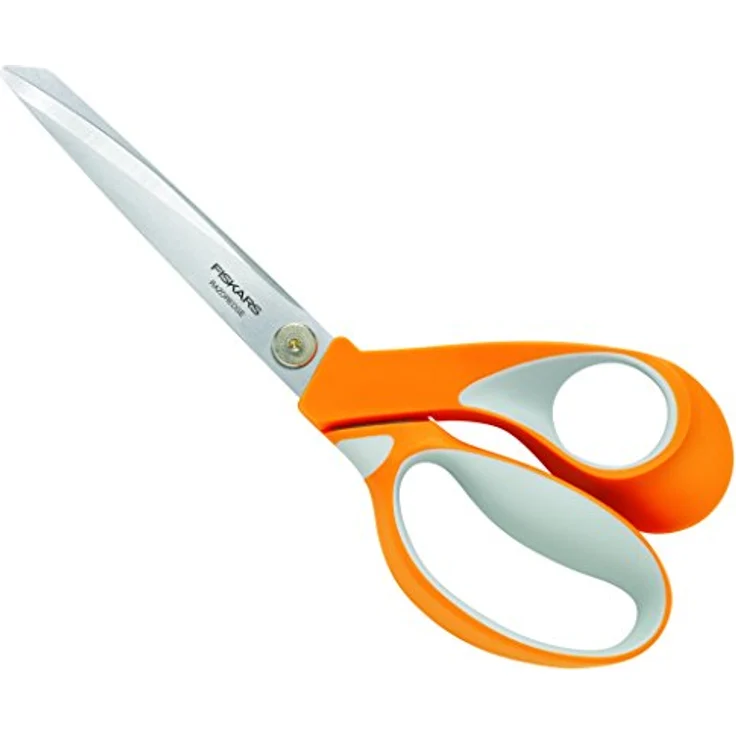 Fiskars Stoffschere, Länge: 21 cm, Rostfreie Stahl-Klinge-Kunststoff-Griffe, Orange, RazorEdge, 1014579 – Bild 2