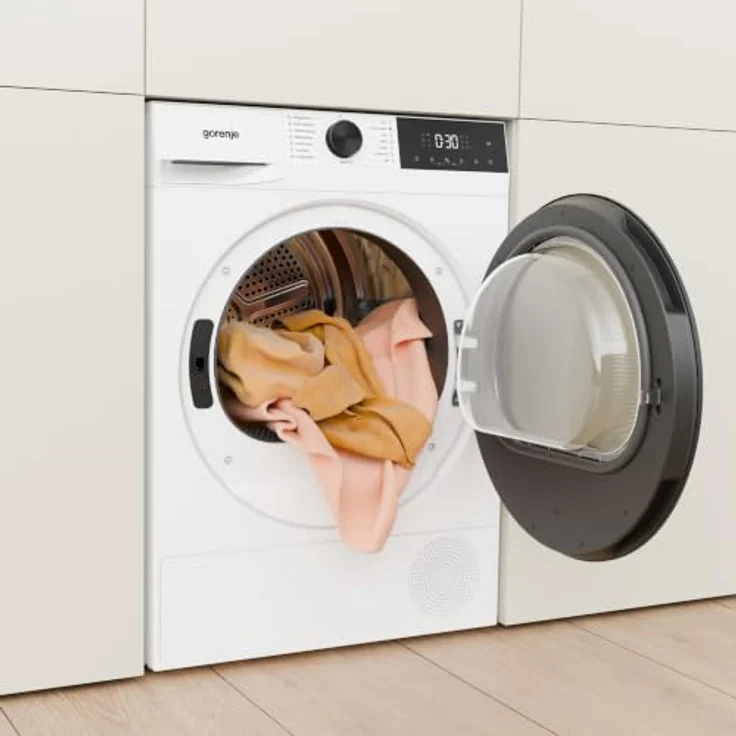 GORENJE D5G2P9CP Wärmepumpentrockner, 9 kg, energieeffizient mit Knitterschutz und TwinAir-Technologie, Weiß – Bild 10