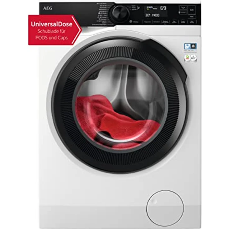 AEG LR7E75400 / WiFi / UniversalDose Schublade / ProSteam - Auffrischfunktion / 10.0 kg / Leise / Mengenautomatik / Nachlegefunktion / Kindersicherung / Wasserstopp / 1400 U/min – Bild 2