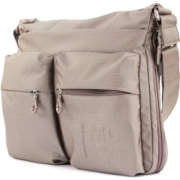 Mandarina Duck MD20 QMTX6 Umhängetasche, geräumig für A4-Unterlagen, Braun – Bild 2