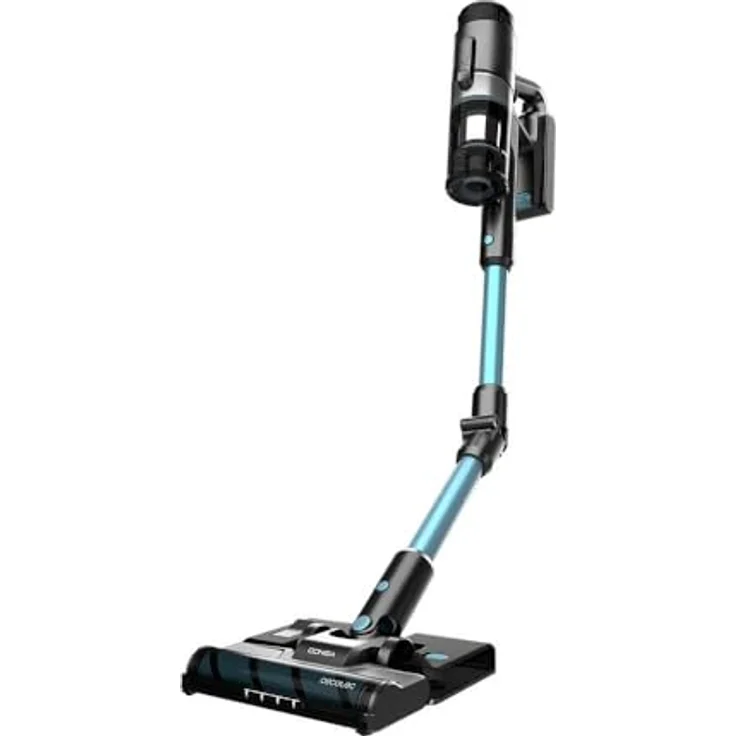 Cecotec Akku-Stielstaubsauger Conga Rockstar 1500 Ray Ergowet Animal, 215 W, 12 kPa, 60 Minuten Autonomie, inklusive Jalisco-Bürste – Schwarz – Bild 1
