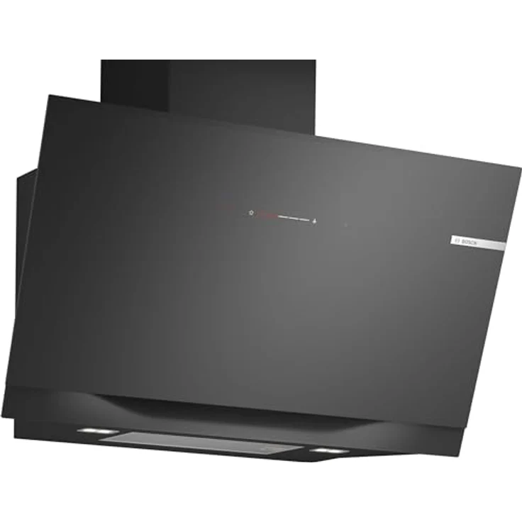 Bosch DWK91LT60, Serie 8, Smarte Dunstabzugshaube, 90 cm, Klarglas schwarz bedruckt, Extrem Leise Wandesse, Made in Germany, Steuerung über Kochfeld, Einstellbare Farbtemperatur, PerfectAir-Sensor – Bild 1