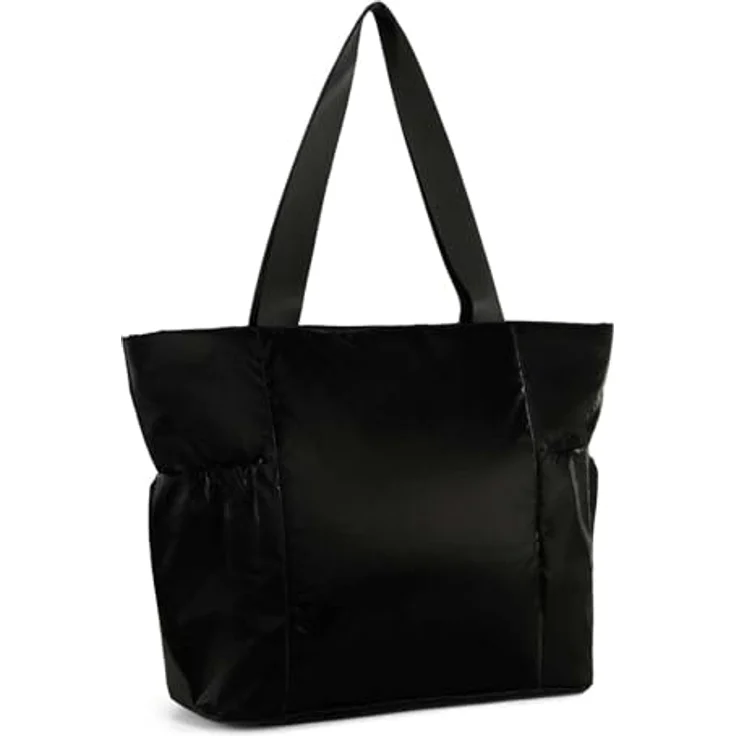 PUMA Shopper Shopper, gesteppt, schwarz, mit Zipper und geräumigem Hauptfach – Bild 2
