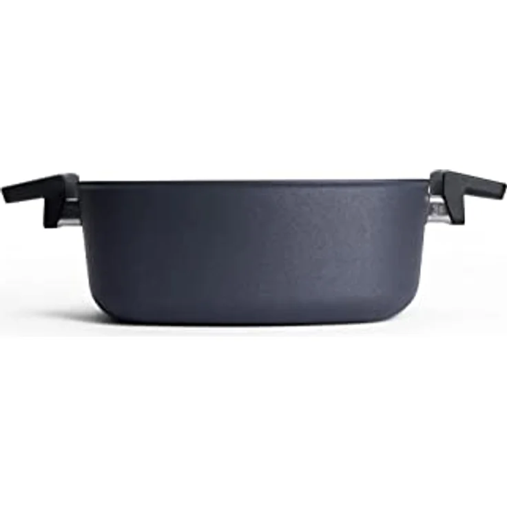 Woll Diamond Lite Guss-Bräter, Induktiv -, 28 x 28 cm, 10,5 cm hoch, 6 Liter, 2 Seitengriffe - Geeignet für alle Herdarten, Aluminium Gusspfanne, backofenfest, anthrazit – Bild 2