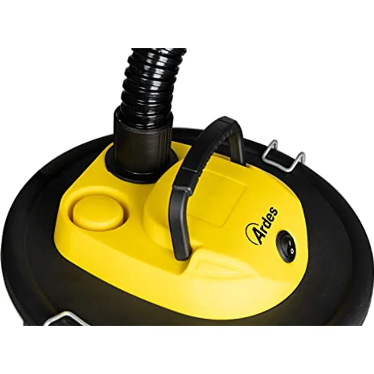 Ardes Ashpiro 12 800 AW, Nass- und Trockensauger für kalte Asche, 12 L, Schwarz/Gelb – Bild 8