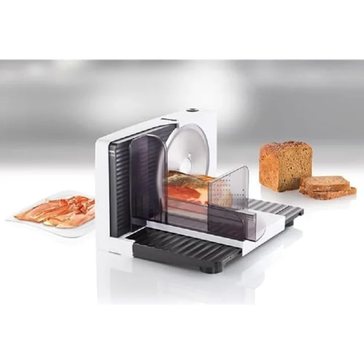 UNOLD 78860 Allesschneider Curve weiß, 100 Watt, zusammenklappbar – Bild 6