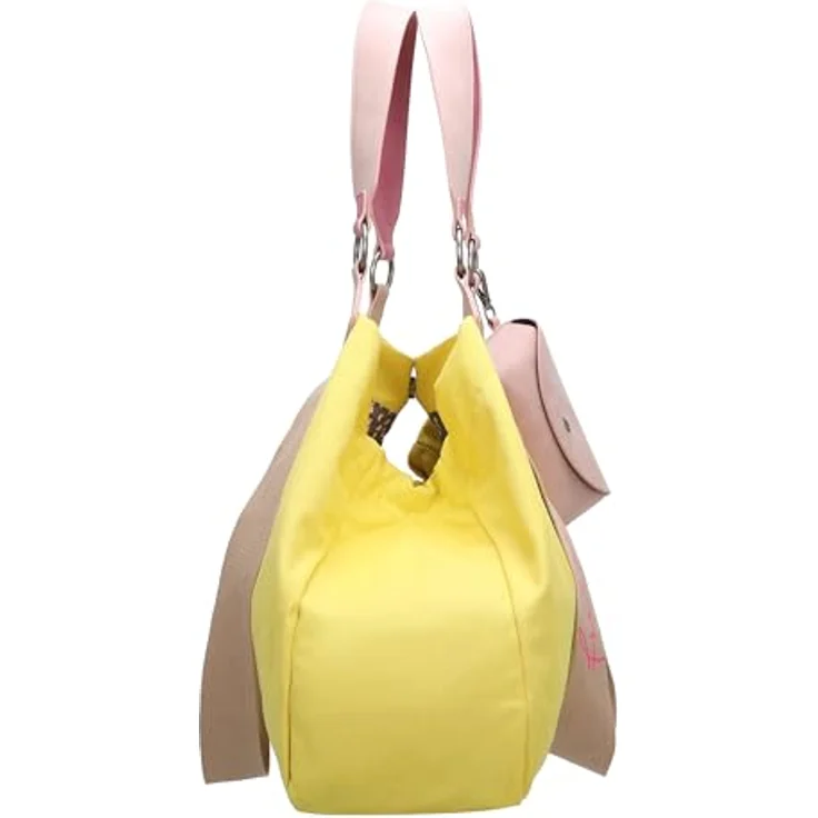 Fritzi aus Preußen Izzy Canvas Shopper 45 cm, Gelb - Einkaufstasche mit geräumigem Innenraum und praktischem Sonnenbrillenetui – Bild 5