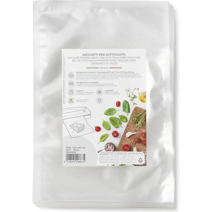 Magic Vac Vakuumierbeutel MAGICVAC ANP 20 x 30 cm, 50 Stück - Hochwertige Vakuumverpackung, BPA-frei, vielseitige Anwendungsmöglichkeiten