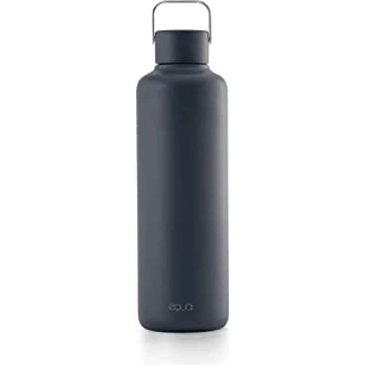 equa Trinkflasche Timeless Navy, Edelstahl, 1000 ml, extra leicht und robust im schlichten Design – Bild 1