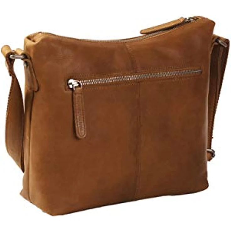 The Chesterfield Brand Wax Pull Up Umhängetasche, Leder 25 cm, Braun mit hochwertiger Verarbeitung und ausreichend Platz für Alltagsgegenstände – Bild 6