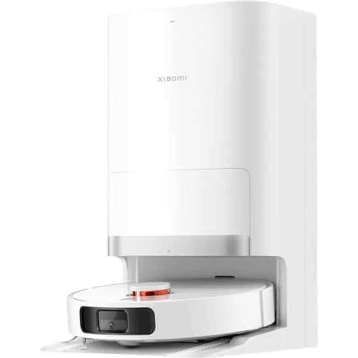 Xiaomi Robot Vacuum X20+, weiß – 70W beutelloser Saugroboter, 120 Min Laufzeit, leise (60 dB), Hart- & Teppichböden