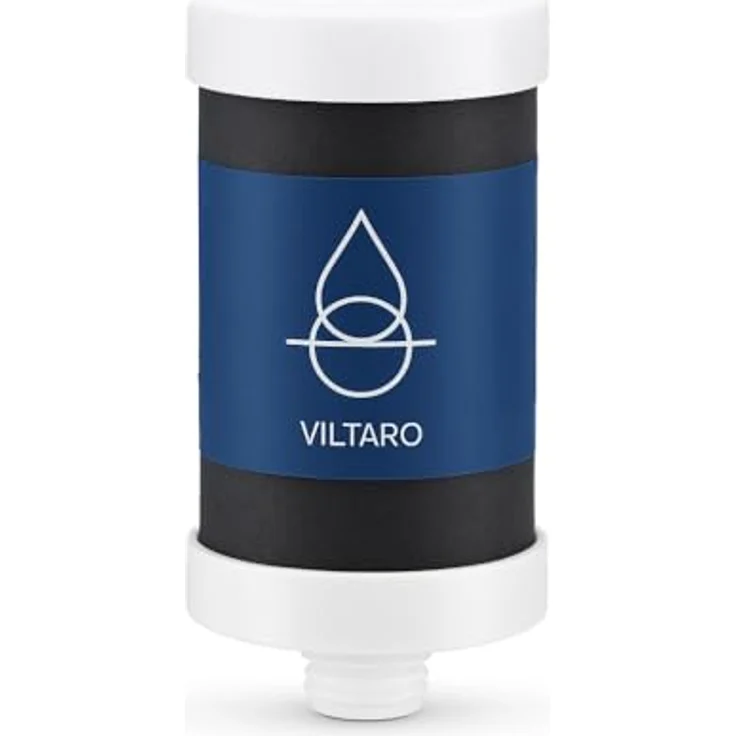 VILTARO® Wasserfilter Kartusche, Aktivkohlefilter für Wasserhahn, nachhaltig aus CoconutBlock, 6 Monate Lebensdauer – Bild 1
