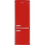 Amica KGCR 384 150 R Kühl-Gefrierkombination, freistehend, Retro, Höhe 145 cm, Energieklasse E