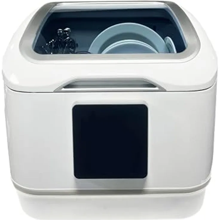 PKM GSP3-7L Table-Top Geschirrspüler, 7 Programme, 3 Gedecke, freistehend, Weiß