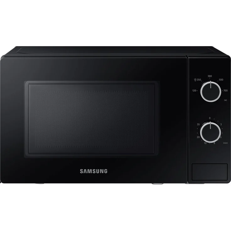 Samsung MS20A3010AL, Solo-Mikrowelle mit 20 Litern Innenkapazität und 700 Watt Leistung, schwarz