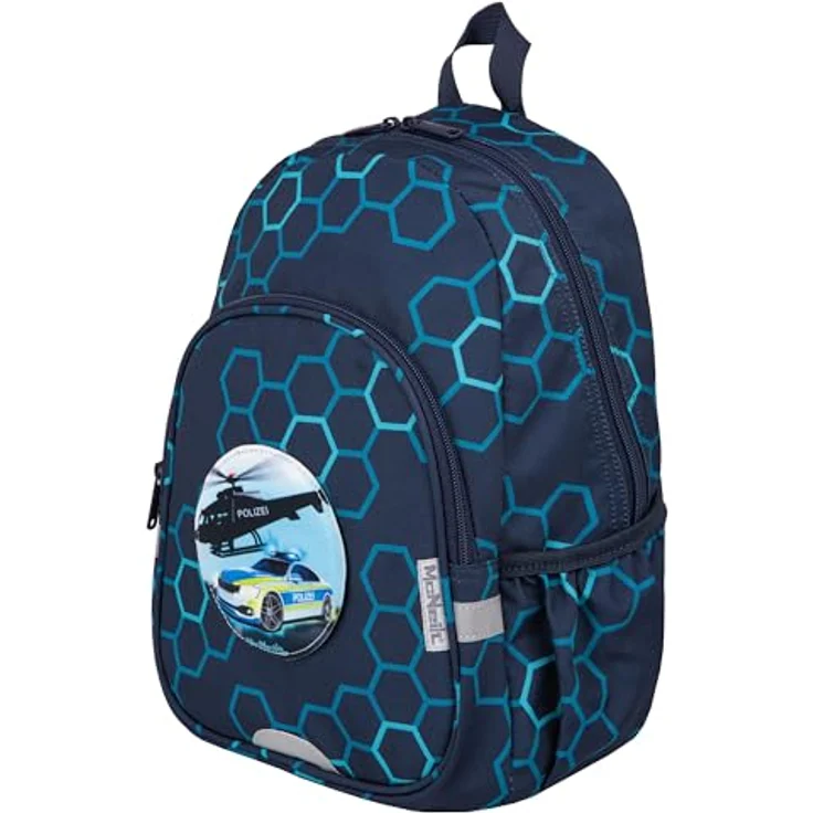 McNeill Freizeitrucksack Toby, Xagon - Sportlicher Rucksack mit verstellbaren Tragegurten, Vortasche und seitlichen Gummizugtaschen – Bild 2