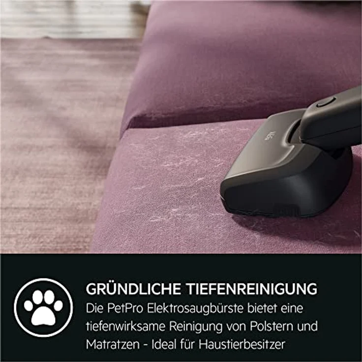 AEG QX7-1-I360 Akku Staubsauger kabellos / Staubsauger beutellos / leise / Handstaubsauger Akku / 50 min Laufzeit / leicht / Hartboden / 2in1 / Tierhaare / Hund / Katze / Teppich / Auto / blau – Bild 5