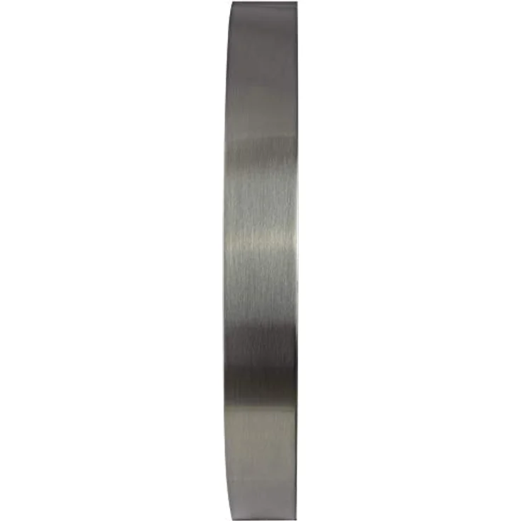 Eurotime Funkwanduhr 40 cm Silber, mit Bahnhofszifferblatt, automatische Zeitanpassung, nur für Innen, 56862-07 – Bild 3