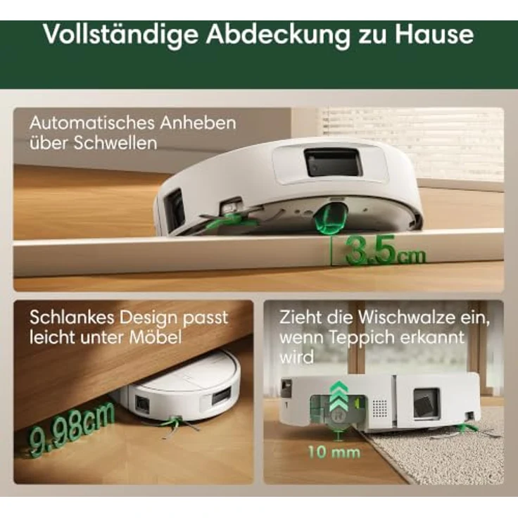 iRobot Roboter Staubsauger Combo 775 - White, 30.000 Pa Saugkraft, automatische Mopp-Reinigung, geeignet für Tierhaushalte – Bild 9