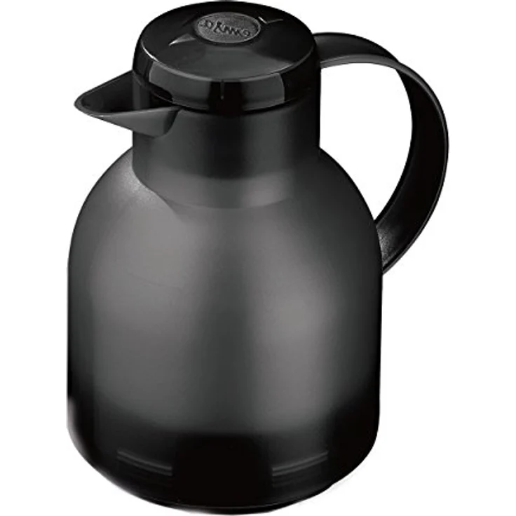 Emsa 509821 Samba Isolierkanne (1 Liter, Quick Press Verschluss, 12h heiß, 24h kalt) anthrazit – Bild 3