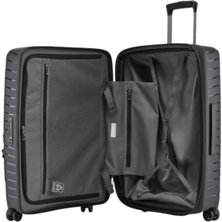 Stratic Novium 4 Rollen Trolley M 65.5 cm, Dehnfalte, schwarz, 100% Polypropylen – Bild 3