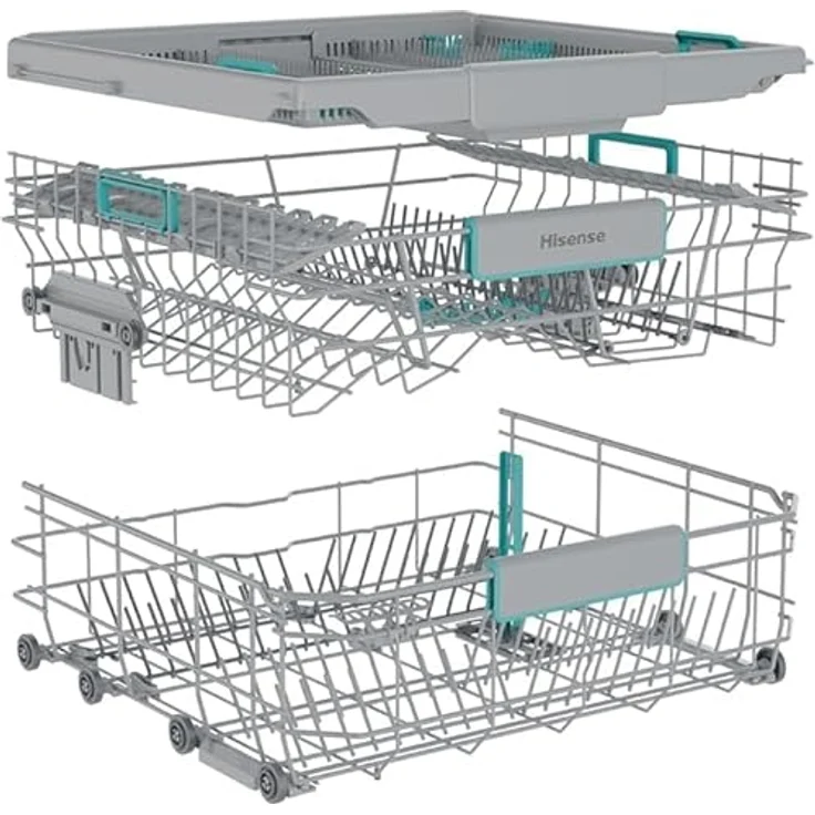 Hisense Hi6 Vollintegrierbarer Geschirrspüler, 60 cm, für 16 Maßgedecke, A-10% Energieeffizienz, Auto Dry, Edelstahl – Bild 5