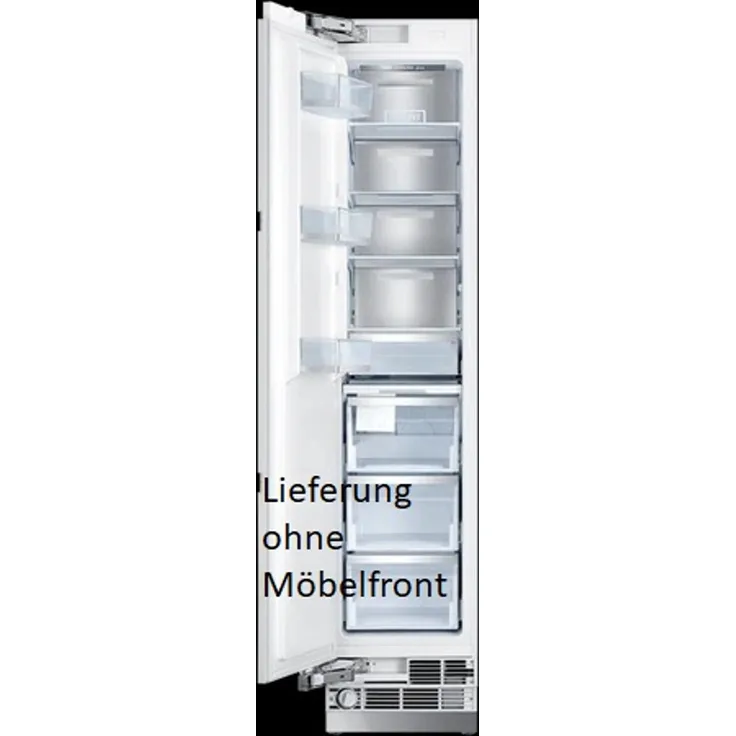 Küppersbusch FGX9800.0i, Einbau-Gefriergerät im Professional American Design, 245 Liter Nutzinhalt, NoFrost, Festtürtechnik, Silber