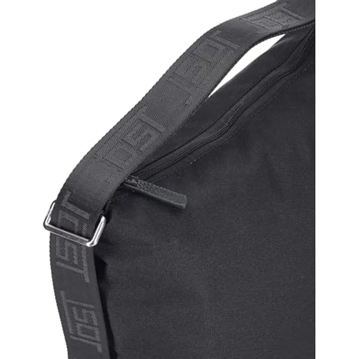 Jost Bergen 2in1 Umhängetasche/Rucksack, 26 cm, schwarz, aus robustem Polyester mit 3 Tragevarianten – Bild 8