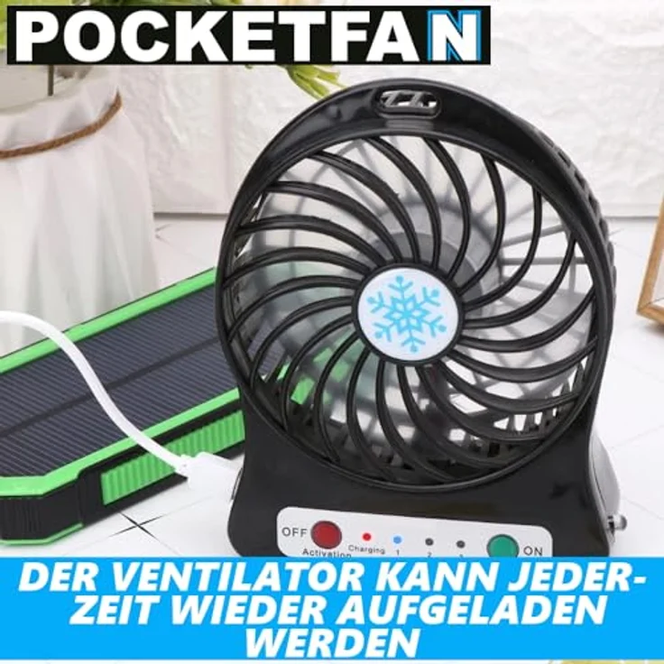 MAVURA USB Ventilator Mini Tischventilator leise Computer Notebook Laptop USB Lüfter DE - Preisvergleich – Bild 5