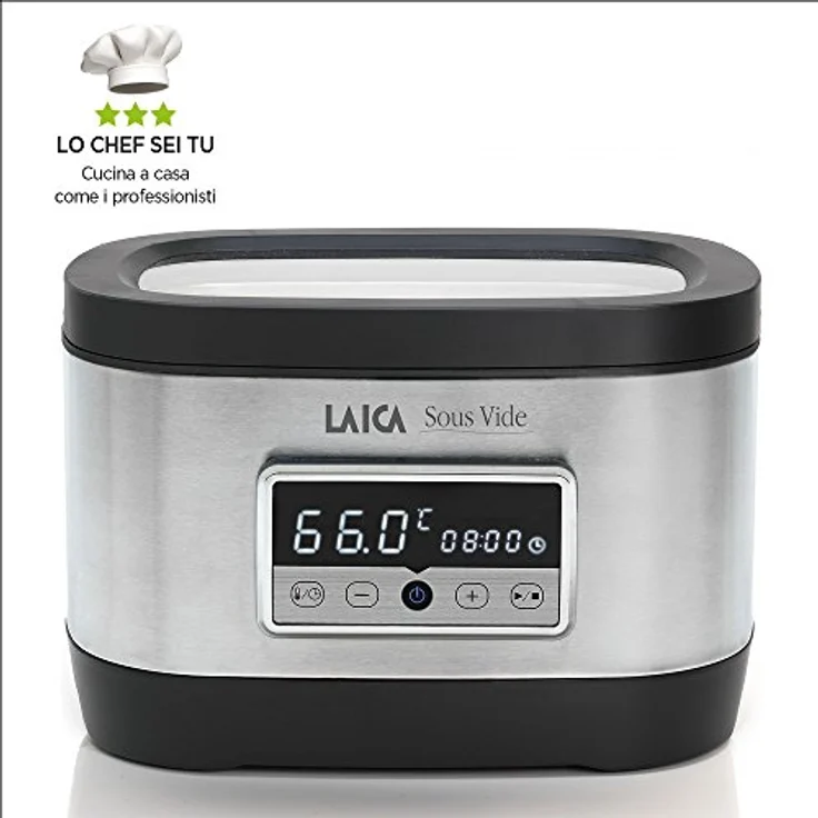 Laica SVC200, Sous Vide Garer, Edelstahl-Schwarz – Bild 4