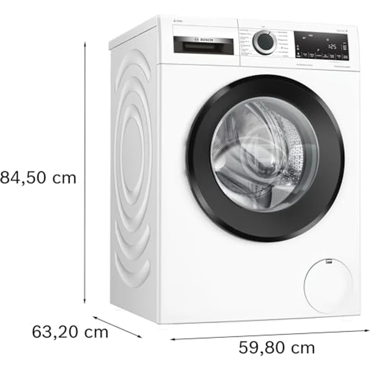 Bosch WGG154A10 , Frontlader-Waschmaschine, D, Fassungsvermögen 6 kg, Standgerät, Breite 40 cm, weiß – Bild 7