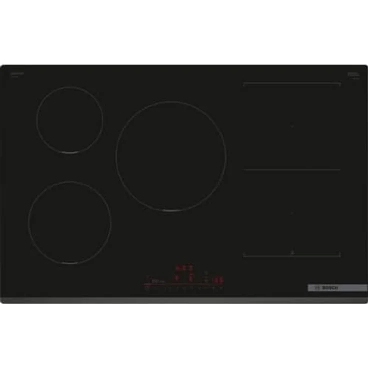 Bosch breites Induktionskochfeld PVW831HC1E, 5 Brenner, CombiZone Technologie, PerfectFry Plus, Touch-Steuerband, Home Connect, schwarz – Bild 1