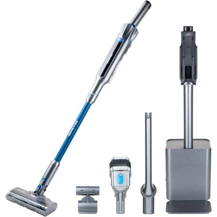 Genius Invictus ONE SL, Akku Staubsauger Set 14-TLG. mit 200 Watt BLDC-Motor und automatischer Entleerung – Bild 1