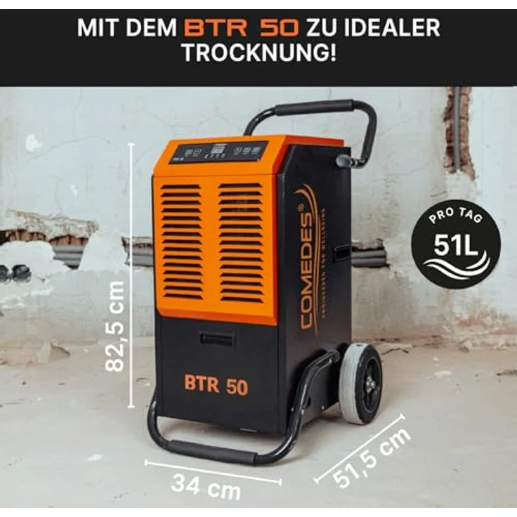 Luftentfeuchter Comedes BTR 50, 51 Liter/Tag - Preisvergleich – Bild 2