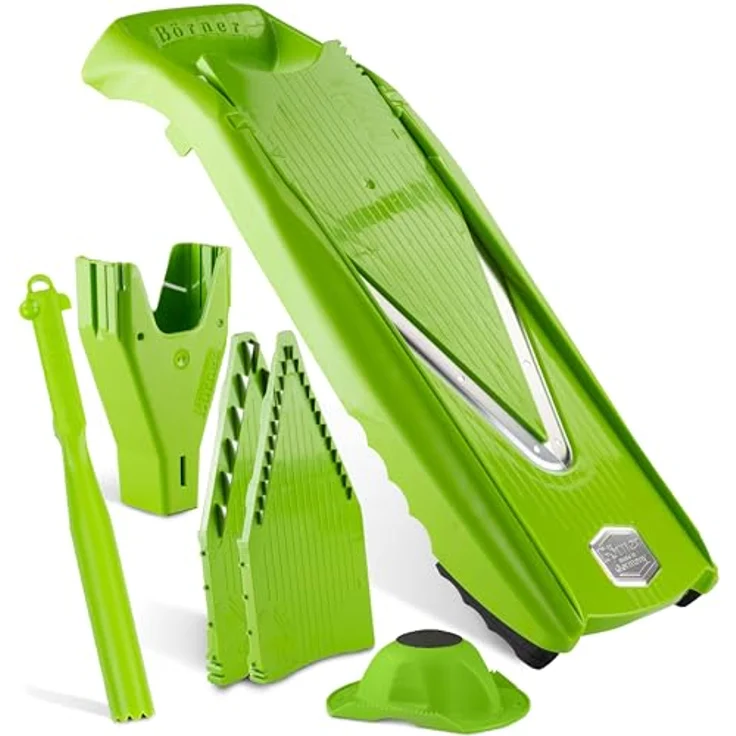 Börner V5 Plus Set Gemüsehobel Zwiebelschneider Gemüseschäler Kartoffelschneider Obstreibe Küchenhelfer Karottenschneider – Bild 8