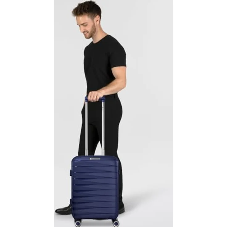 Franky Handgepäck-Trolley London, Polypropylen, 4 Rollen, TSA-Schloss, Dehnfalte – Bild 7