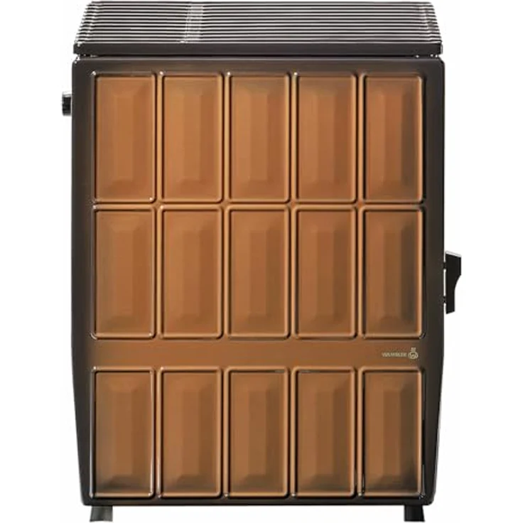 Wamsler Kohleofen KS 109-6 A, Heizkörper, Braun mit Dauerbrandfunktion und 6 kW Leistung – Bild 1