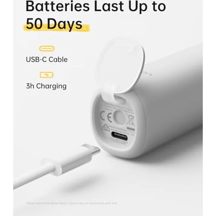 Laifen Wave Spezial Elektrische Zahnbürste, Schallzahnbürste mit Oszillation & Vibration, 2 Bürstenköpfe, App-unterstützt, grau – Bild 4