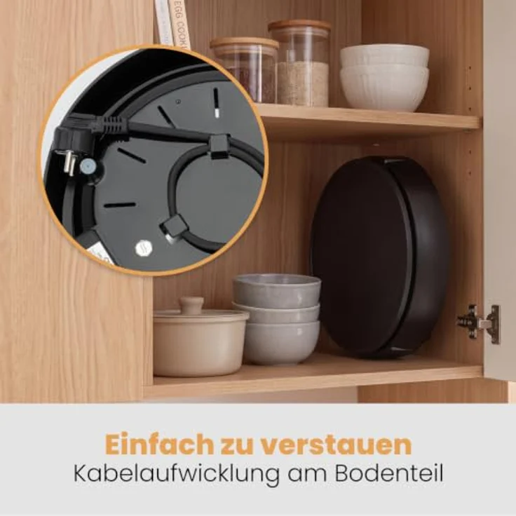 CLATRONIC Crêpesmaker CM 3849, Crepes Maker in Schwarz, inkl. Teigverteiler und Wender – Bild 7