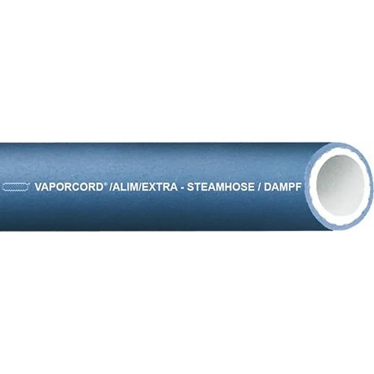 Teguma VAPORCORD Reinigungs- und Dampfschlauch, 40m, ID 10mm, AD 19mm, blau, für Lebensmittelförderung und Reinigung