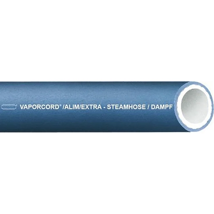 Teguma VAPORCORD Reinigungs- und Dampfschlauch, 40m, ID 10mm, AD 19mm, blau, für Lebensmittelförderung und Reinigung