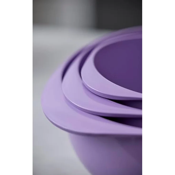 Rosti Margrethe Rührschüssel 2 Liter, bruchsichere Teigschüssel aus Kunststoff in Lavender, mit praktischem Griff und rutschfestem Bodenring – Bild 5