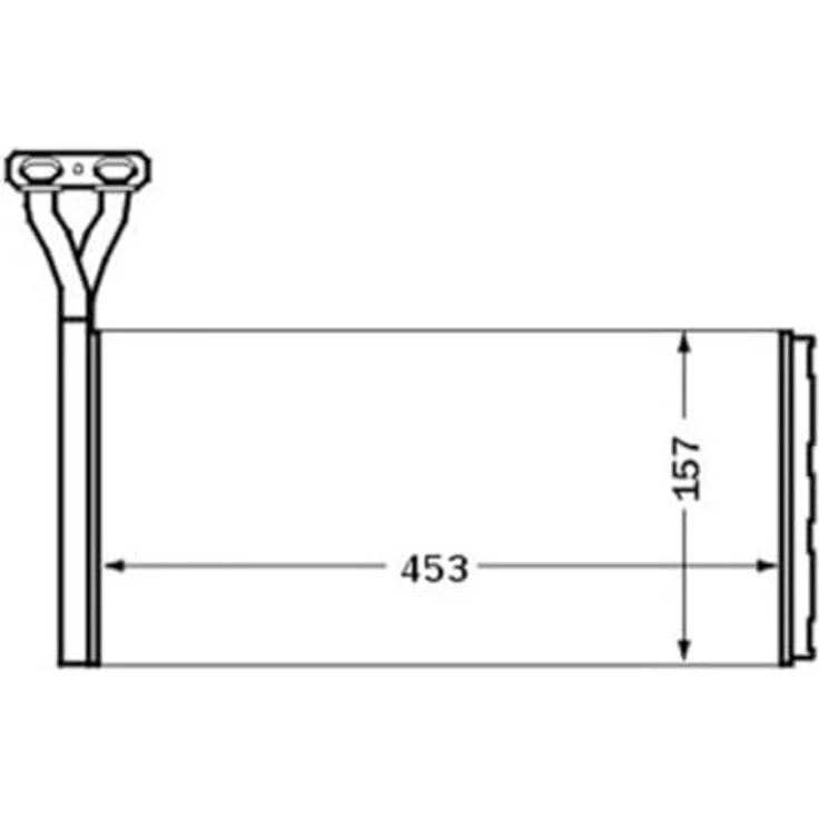 Mahle Wärmetauscher Auto-Heizung Alu 453 mm - 157 mm für SCANIA 4, leistungsstark und effizient – Bild 10
