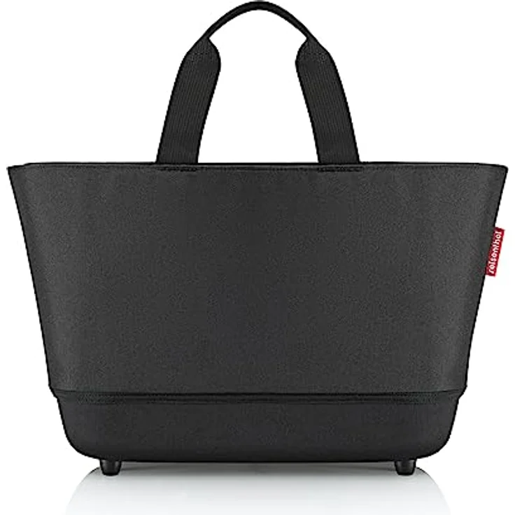 Reisenthel Einkaufstasche shoppingbasket Shopper, zusammenlegbar, robust, mit Reißverschlussfach, Schwarz – Bild 1