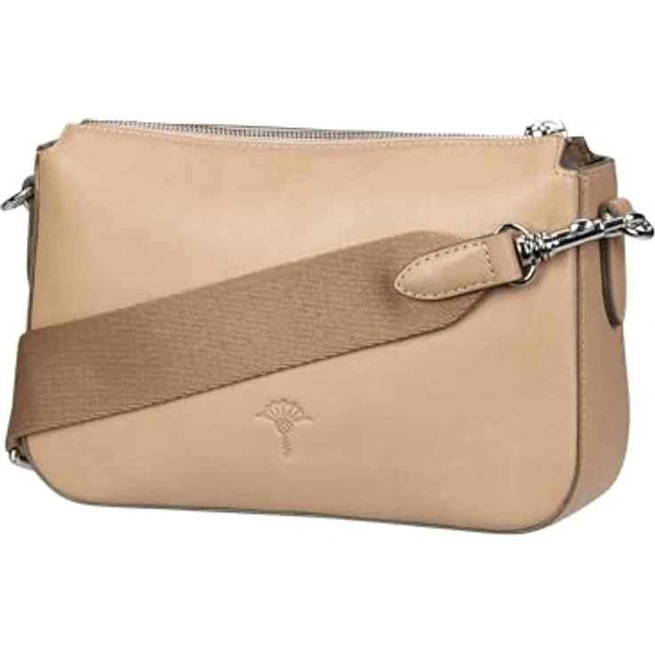 Joop! Sofisticato 1.0 Jasmina Umhängetasche aus Leder, 24 cm, gelb, 100% Leder – Bild 3